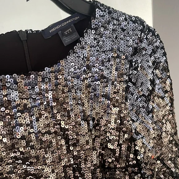 Like new sequin French Connection dress size 6 - Picture 2 of 5